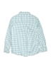 Jacadi Checkered-gingham Blue Long Sleeve Button-Down Shirt Size 5 - photo 2