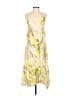 Unbranded Tropical Floral Yellow Cocktail Dress Size 5X (estimated) - photo 1