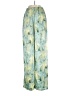 ACOA collection 100% Polyester Floral Green Casual Pants Size S - photo 1