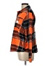 Spirit Plaid Orange Long Sleeve Button-Down Shirt Size L - photo 5