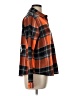 Spirit Plaid Orange Long Sleeve Button-Down Shirt Size L - photo 4