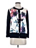 St. John Floral Blue Cardigan Size S - photo 1