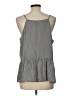Ann Taylor LOFT Outlet 100% Polyester Gray Sleeveless Blouse Size L - photo 2