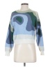 Shein Color Block Blue Pullover Sweater Size XXS - photo 1