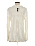 Express Outlet 100% Rayon Ivory Long Sleeve Blouse Size S - photo 2