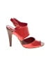 BCBGMAXAZRIA Color Block Red Sandals Size 7 - photo 1