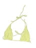 Unbranded Tweed Yellow Swimsuit Top Size M - photo 1