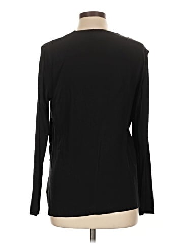 Nicole Miller Artelier Long Sleeve Silk Top (view 2)