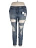 SNEAK PEEK Hearts Blue Jeans Size 19 - photo 1