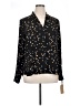 Halogen 100% Polyester Stars Black Long Sleeve Blouse Size 1X - photo 1