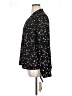 Halogen 100% Polyester Stars Black Long Sleeve Blouse Size 1X - photo 5