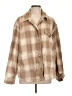 American Eagle Outfitters Plaid Brown Coat Size L - photo 1