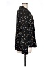 Halogen 100% Polyester Stars Black Long Sleeve Blouse Size 1X - photo 4