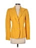 MICHAEL Michael Kors Stripes Yellow Blazer Size 4 - photo 1