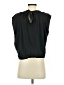 Ann Taylor LOFT 100% Polyester Black Sleeveless Blouse Size S (petite) - photo 2