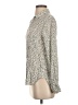 Cloth & Stone 100% Rayon Animal Print Ivory Long Sleeve Blouse Size XS - photo 5
