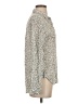 Cloth & Stone 100% Rayon Animal Print Ivory Long Sleeve Blouse Size XS - photo 4