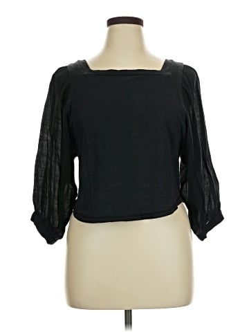 Akemi + Kin 3/4 Sleeve Top (view 1)