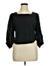 Akemi + Kin 100% Cotton Black 3/4 Sleeve Top Size S - photo 1