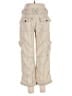 Free People Stripes Ivory Cargo Pants Size 8 - photo 2