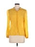 Albert Nipon Yellow Long Sleeve Blouse Size 8 - photo 1