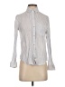 Rails 100% Cotton Stripes Silver Long Sleeve Button-Down Shirt Size XS - photo 1