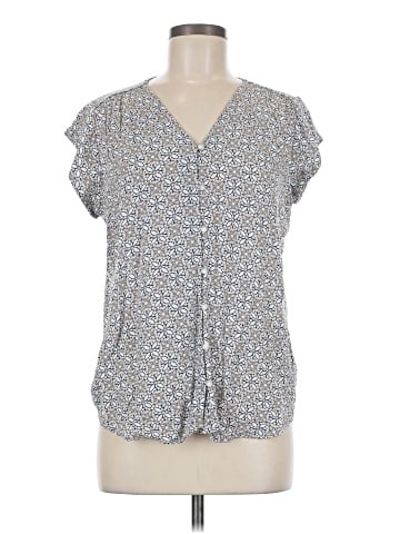 Liz Claiborne Short Sleeve Blouse (view 1)