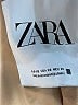 Zara 100% Polyester Tan Coat Size XS - photo 6