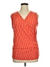 Talbots Red Sleeveless Blouse Size XL - photo 1