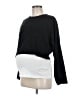 Gap 100% Cotton Black Long Sleeve Top Size Med Maternity - photo 1