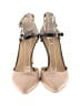 Ann Taylor 100% Leather Color Block Tan Sandals Size 8 - photo 2