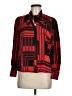 Investments 100% Polyester Red Long Sleeve Blouse Size M (petite) - photo 1