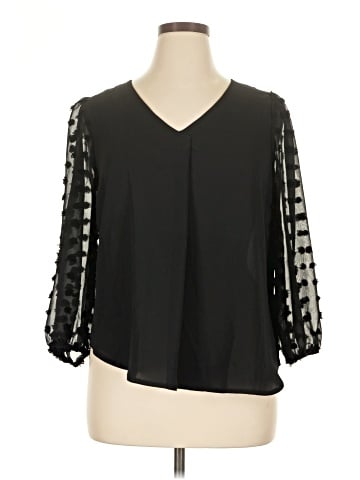 NY Collection 3/4 Sleeve Blouse (view 1)