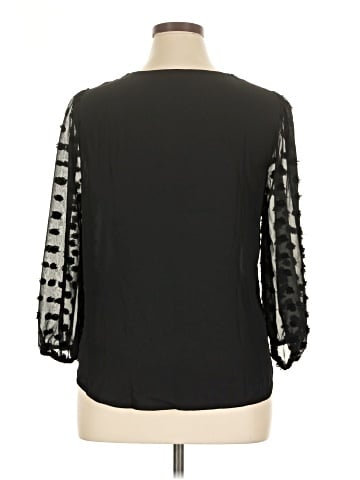NY Collection 3/4 Sleeve Blouse (view 2)