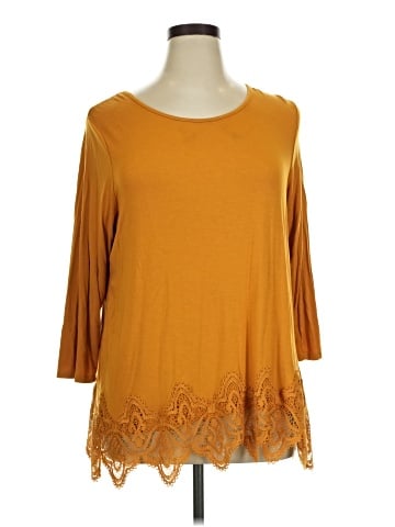 Cable & Gauge 3/4 Sleeve Top (view 1)
