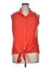French Laundry 100% Polyester Orange Sleeveless Blouse Size 1X - photo 1