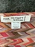 POOL TO PARTY 100% Viscose Red Pink Poncho One size - photo 7