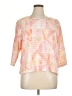 Alfred Dunner Pink Orange 3/4 Sleeve Blouse Size XL Petite - photo 1