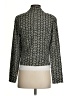 Feathers 100% Polyester Print Gold Blazer Size S - photo 2