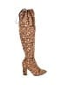 Shoedazzle Orange Brown Boots Size 8 - photo 1
