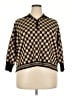 Tuckernuck Checkered-gingham Brown Pullover Sweater Size XXL - photo 1