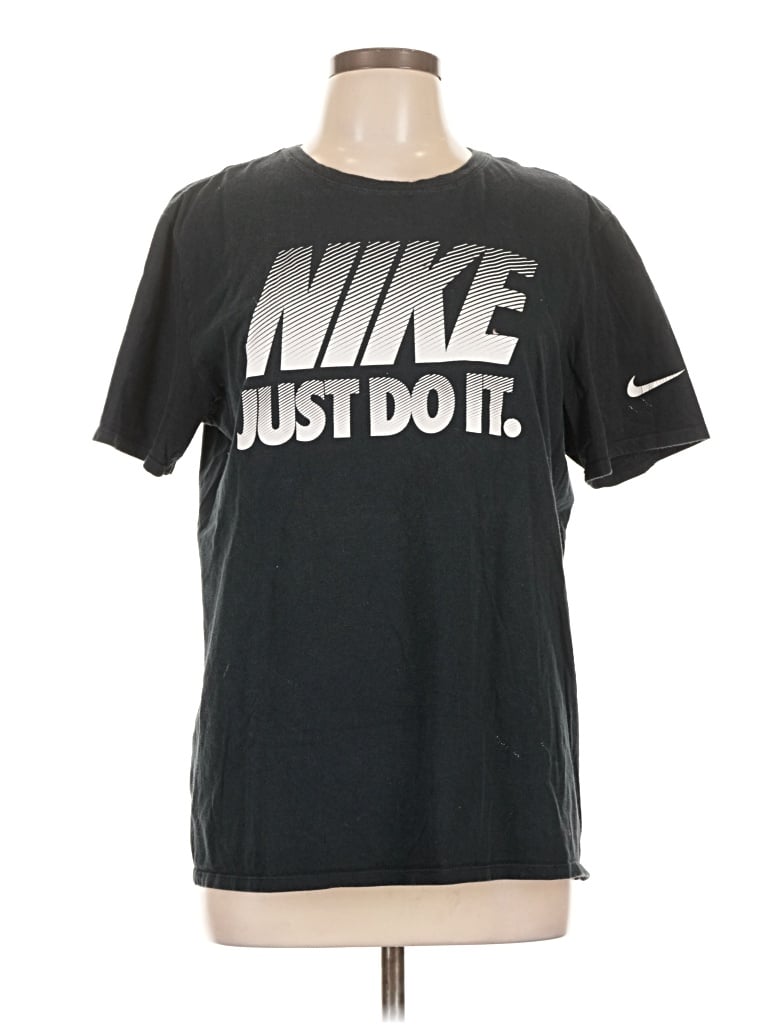 Pre-owned Nike Short Sleeve T-shirt In Black