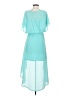 Forever 21 100% Polyester Solid Teal Casual Dress Size S - photo 2