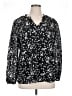 Dokotoo 100% Polyester Black Long Sleeve Blouse Size XL - photo 1