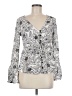 PPLA Clothing Ivory Long Sleeve Blouse Size 8 - photo 1