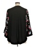 Rafaella Floral Black 3/4 Sleeve Blouse Size 1X - photo 2