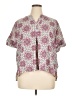 Ruby Rd. 100% Polyester Floral Pink Short Sleeve Blouse Size XL Petite - photo 1
