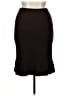 St. John Collection Solid Black Brown Formal Skirt Size 14 - photo 2