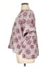 Ruby Rd. 100% Polyester Floral Pink Short Sleeve Blouse Size XL Petite - photo 5