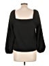 Madewell Black Long Sleeve Blouse Size L - photo 2
